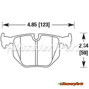 Carbotech CT683 E46 M3 Rear Brake Pads